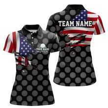 Load image into Gallery viewer, Custom Golf Polo Shirt for Men Women Patriotic Golf Polo Shirt American Flag Golf Polo MMG14