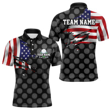 Load image into Gallery viewer, Custom Golf Polo Shirt for Men Women Patriotic Golf Polo Shirt American Flag Golf Polo MMG14