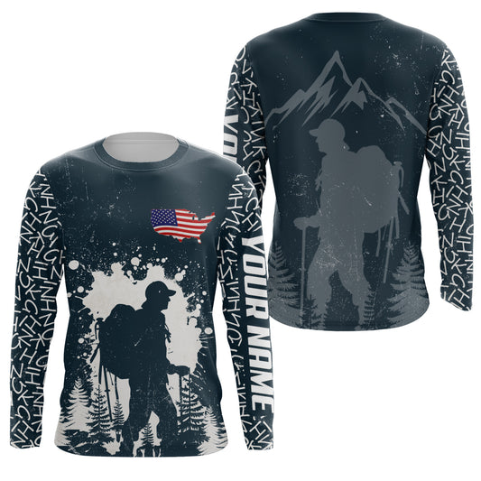 Custom Hiking Shirt For Men Women Upf30+ Hiking Shirts Short & Long Sleeve For Hiker HM20