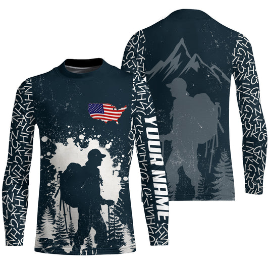 Custom Hiking Shirt For Men Women Upf30+ Hiking Shirts Short & Long Sleeve For Hiker HM20