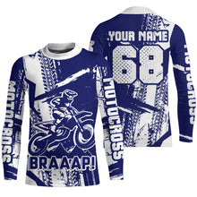 Load image into Gallery viewer, Custom Motocross Jersey UPF30+ Dirt Bike Brap MX Racing Jersey Adult&amp;Kid Youth Motorcycle Shirt XM92