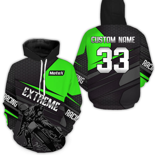 Custom Motocross Hoodie for Men Women Dirt Bike Racing Hoodie Motorcycle Shirt MH153