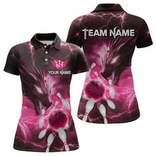 Load image into Gallery viewer, Custom Dragon Bowling Shirt Pink Thunder Bowling Jersey for Men Women Team MBL82