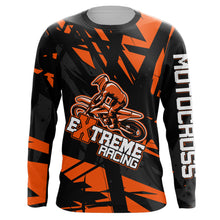 Load image into Gallery viewer, Motocross Racing Shirt Dirt Bike Jersey For Men Kid UPF30+ Off-road Racing Jersey Orange XM229