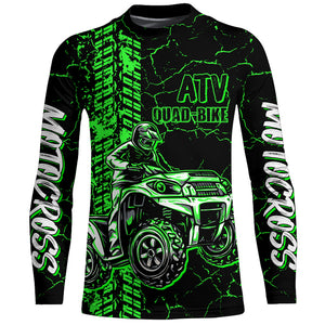 ATV Motocross Jersey Men Kid Women Upf30+ Custom ATV Riding Shirt Quad Bike ATV Racing MX51