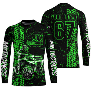 ATV Motocross Jersey Men Kid Women Upf30+ Custom ATV Riding Shirt Quad Bike ATV Racing MX51