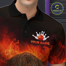Load image into Gallery viewer, Custom Leopard Bowling Shirts for Women Men Team Bowling Polo and Quarter Zip MBL145