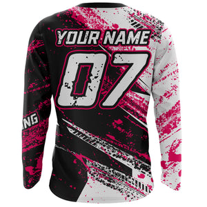 MX Racing Jersey Biker Girl Motocross Shirt UPF30+ Off-Road Youth Dirt Bike Motorcycle XM169