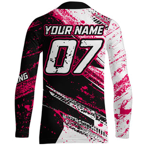 MX Racing Jersey Biker Girl Motocross Shirt UPF30+ Off-Road Youth Dirt Bike Motorcycle XM169