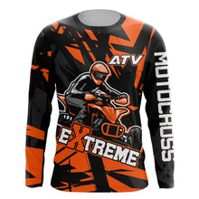 Load image into Gallery viewer, ATV Motocross Racing Jersey UPF30+ ATV Quad Bike Shirt Men Kid Off-road Jersey Orange MX60