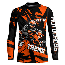 Load image into Gallery viewer, ATV Motocross Racing Jersey UPF30+ ATV Quad Bike Shirt Men Kid Off-road Jersey Orange MX60