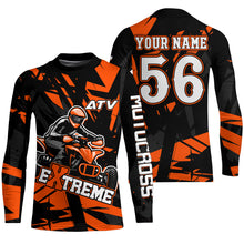 Load image into Gallery viewer, ATV Motocross Racing Jersey UPF30+ ATV Quad Bike Shirt Men Kid Off-road Jersey Orange MX60