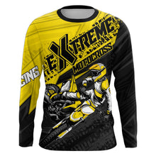 Load image into Gallery viewer, Yellow Motocross Racing Jersey Upf30+ Kid Men Women Dirt Bike Shirt Off-road Jersey XM285
