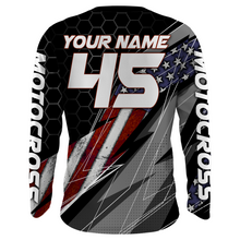 Load image into Gallery viewer, ATV Motocross Jersey UPF30+ ATV Quad Bike Shirt Men Kid American Flag ATV Racing Jersey MX29