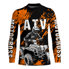 Load image into Gallery viewer, ATV Motocross Jersey Orange Upf30+ Quad Bike Off-Road Jersey Men Kid ATV Riding Shirt MX65