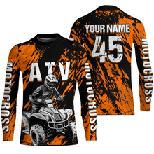 Load image into Gallery viewer, ATV Motocross Jersey Orange Upf30+ Quad Bike Off-Road Jersey Men Kid ATV Riding Shirt MX65