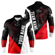Load image into Gallery viewer, Custom Red Golf Polo Shirts for Men and Women&#39;s Matching Golf Shirts for Golfer MMG57