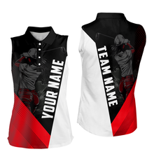 Load image into Gallery viewer, Custom Red Golf Polo Shirts for Men and Women&#39;s Matching Golf Shirts for Golfer MMG57