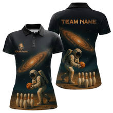 Load image into Gallery viewer, Astronaut Bowling Shirts for Men Women Team Custom Bowling Polo and Quarter Zip MBL152
