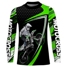 Load image into Gallery viewer, Motocross Racing Jersey UPF30+ Youth Motorcycle Dirt Bike Jersey Off-Road Shirt Kid Men XM173