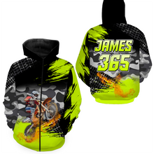 Load image into Gallery viewer, Motocross Racing Hoodie Jersey For Men Women Motorcycle Dirt Bike Hoodie Zip MH93