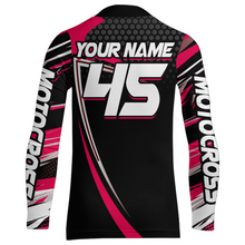 Load image into Gallery viewer, Motocross Racing Jersey Women Kid Girl Upf30+ Dirt Bike Shirt Off-Road MX Jersey XM273