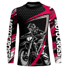 Load image into Gallery viewer, Motocross Racing Jersey Women Kid Girl Upf30+ Dirt Bike Shirt Off-Road MX Jersey XM273