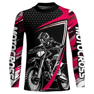 Motocross Racing Jersey Women Kid Girl Upf30+ Dirt Bike Shirt Off-Road MX Jersey XM273