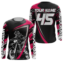 Load image into Gallery viewer, Motocross Racing Jersey Women Kid Girl Upf30+ Dirt Bike Shirt Off-Road MX Jersey XM273