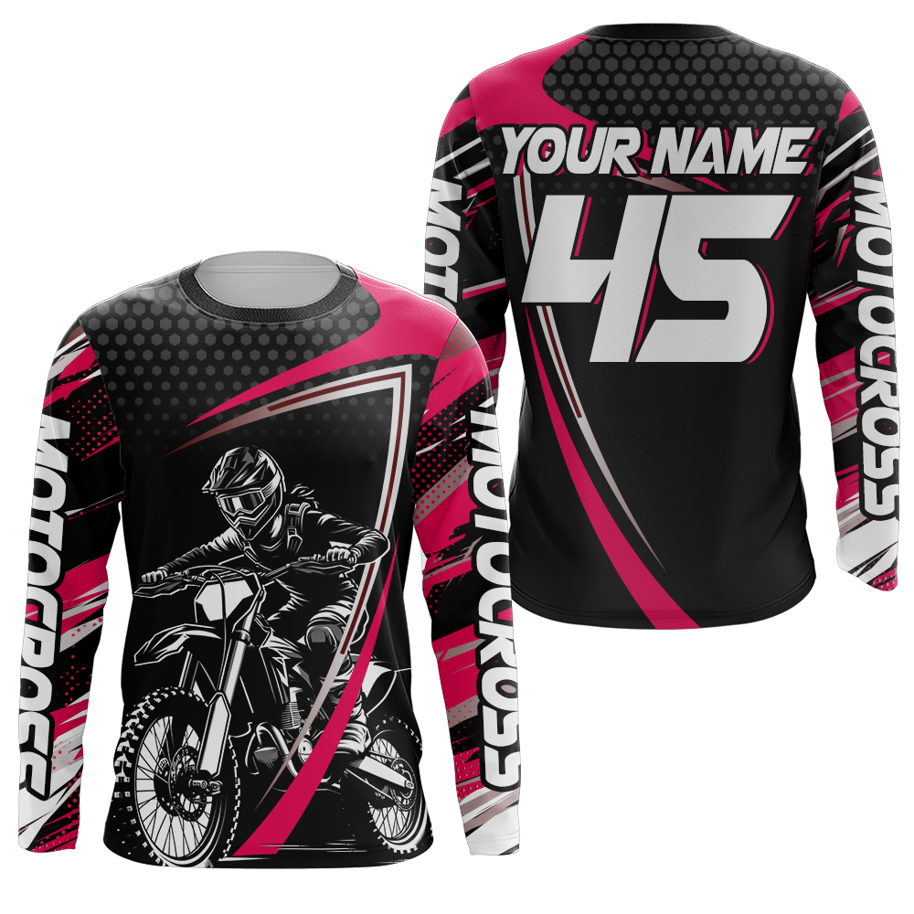 Motocross Racing Jersey Women Kid Girl Upf30+ Dirt Bike Shirt Off-Road MX Jersey XM273