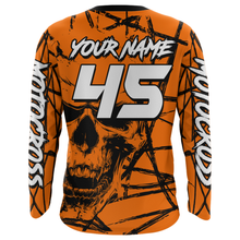 Load image into Gallery viewer, Motocross Racing Jersey Orange Upf30+ Dirt Bike Shirt MX Off-Road Motorcycle Shirt XM291