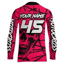 Load image into Gallery viewer, Motocross Racing Jersey Pink Upf30+ Dirt Bike Shirt MX Off-Road Motorcycle Shirt XM291