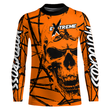 Load image into Gallery viewer, Motocross Racing Jersey Orange Upf30+ Dirt Bike Shirt MX Off-Road Motorcycle Shirt XM291