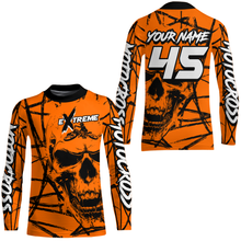 Load image into Gallery viewer, Motocross Racing Jersey Orange Upf30+ Dirt Bike Shirt MX Off-Road Motorcycle Shirt XM291