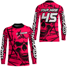 Load image into Gallery viewer, Motocross Racing Jersey Pink Upf30+ Dirt Bike Shirt MX Off-Road Motorcycle Shirt XM291