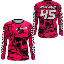 Load image into Gallery viewer, Motocross Racing Jersey Pink Upf30+ Dirt Bike Shirt MX Off-Road Motorcycle Shirt XM291