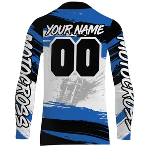 Custom Racing Jersey UPF30+ Dirt Bike Jersey Motocross Shirt Off-Road Motorcycle Shirt XM49