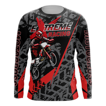 Load image into Gallery viewer, Red Motocross Racing Jersey Youth Men Kid UPF30+ Dirt Bike Motorcycle Off-Road Shirt XM138