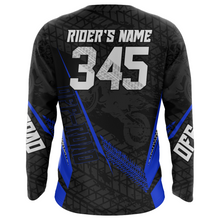 Load image into Gallery viewer, Motocross Racing Jersey Kid Women Men Dirt Bike Shirt Upf30+ Off-road Jersey Blue XM254