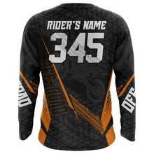 Load image into Gallery viewer, Motocross Racing Jersey Kid Women Men Dirt Bike Shirt Upf30+ Off-road Jersey Orange XM254