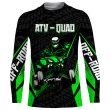 Load image into Gallery viewer, ATV Motocross Jersey Green UPF30+ Kid Men Quad Bike Shirt Custom ATV MX Off-Road Jersey MX54