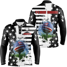 Load image into Gallery viewer, Custom US Golf Polo Shirt Patriotic Golf Shirts for Men Women American Polo Shirt MMG08
