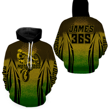 Load image into Gallery viewer, Custom Motocross Hoodie Dirt Bike Racing Hoodie for Men Women MH118
