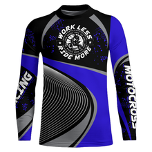Load image into Gallery viewer, Motocross Racing Jersey Blue Upf30+ Dirt Bike Shirt Off-Road MX Racing Jersey XM296