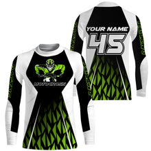 Load image into Gallery viewer, Green Motocross Jersey UPF30+ Dirt Bike Youth Motocross Riding Shirt Men Women Kid Off-Road XM12