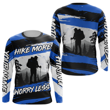 Load image into Gallery viewer, Hiking Shirt For Men Women Upf30+ Blue Hiking Shirts Short &amp; Long Sleeved Clothes HM14