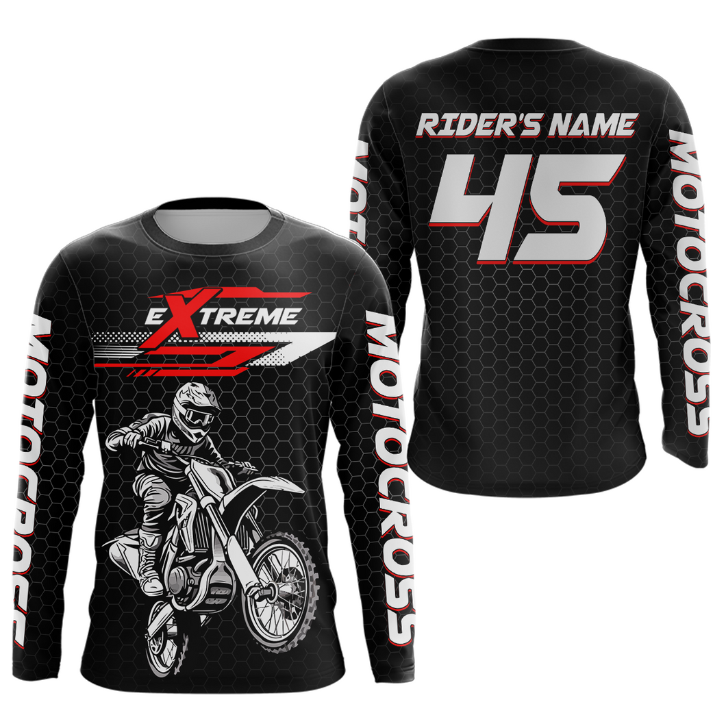 Motocross Jersey Custom Dirt Bike Racing Shirt for Men Kid Woman Upf30+ XM342