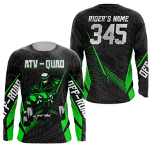 Load image into Gallery viewer, ATV Motocross Jersey Green UPF30+ Kid Men Quad Bike Shirt Custom ATV MX Off-Road Jersey MX54