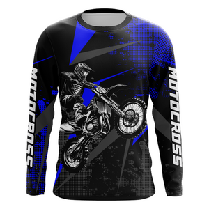 Motocross Racing Jersey Men Women Kid Upf30+ Dirt Bike Shirt Youth Adult Off-Road Navy Blue XM275