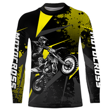 Load image into Gallery viewer, Motocross Racing Jersey Men Women Kid Upf30+ Dirt Bike Shirt Youth Adult Off-Road Yellow XM275
